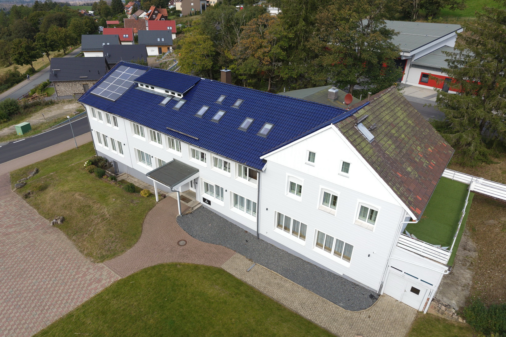 Das Lieblingsquartier mit Garten von oben