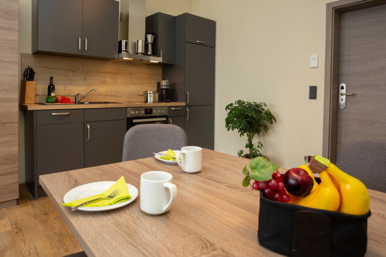 Essbereich und Küche Wohnung 2